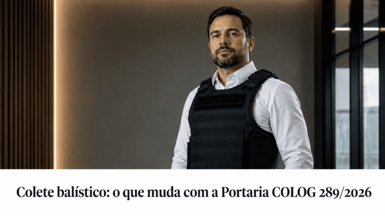 Portaria COLOG 289/2026 sobre equipamentos de proteção balística individual